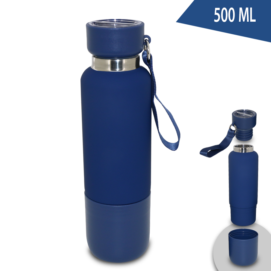 thermo bouteille isotherme à verre 500ml